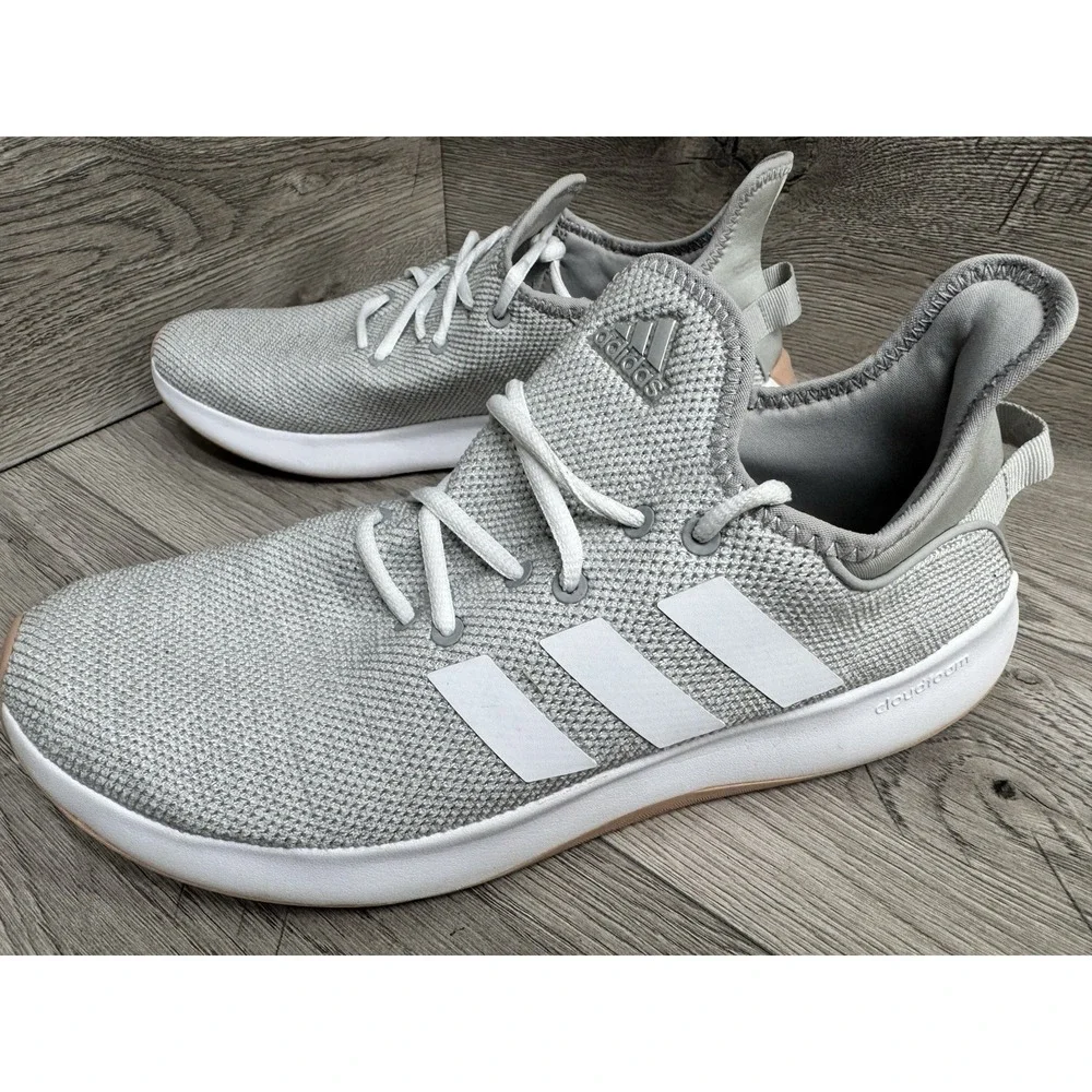 adidas Cloudfoam Pure SPW Women's Sneakers Gray White IG7379 Size 11 Shoes